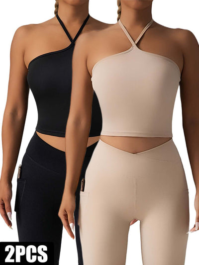 2 Pieces Sports Bra Athletic Running Sports Bra eprolo