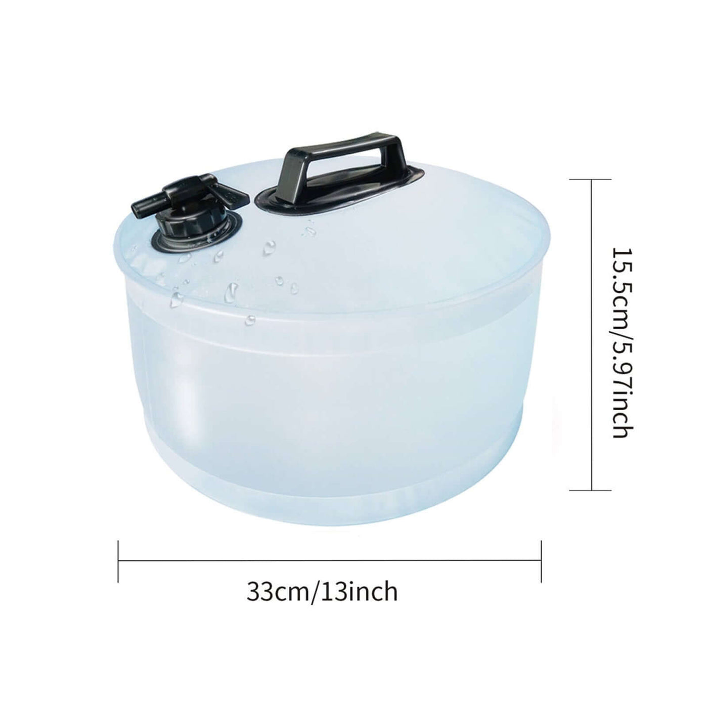 13L Portable Camping Water Bag Outdoor Travel Car Water Storage Equipment Emergency Foldable Water Container Home Living Water Tanks eprolo