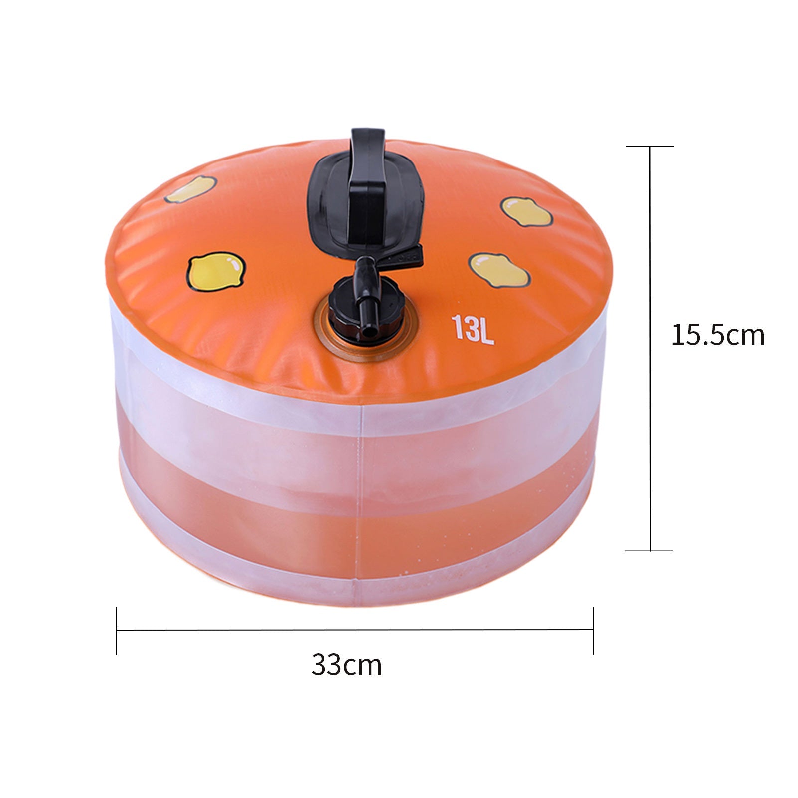 13L Portable Camping Water Bag Outdoor Travel Car Water Storage Equipment Emergency Foldable Water Container Home Living Water Tanks eprolo