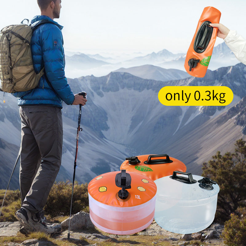 13L Portable Camping Water Bag Outdoor Travel Car Water Storage Equipment Emergency Foldable Water Container Home Living Water Tanks eprolo