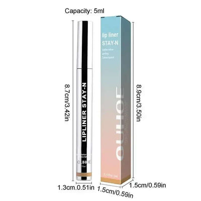 Peel Off Lip Liner Waterproof Long Lasting Liquid Lip Stick Non- Stick Liner Moisturizing Tear Off Lipliner Stain Care eprolo