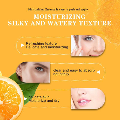 Vitamin C Facial Essence, Anti Aging Brightening Moisturizing Firming Facial Essence eprolo
