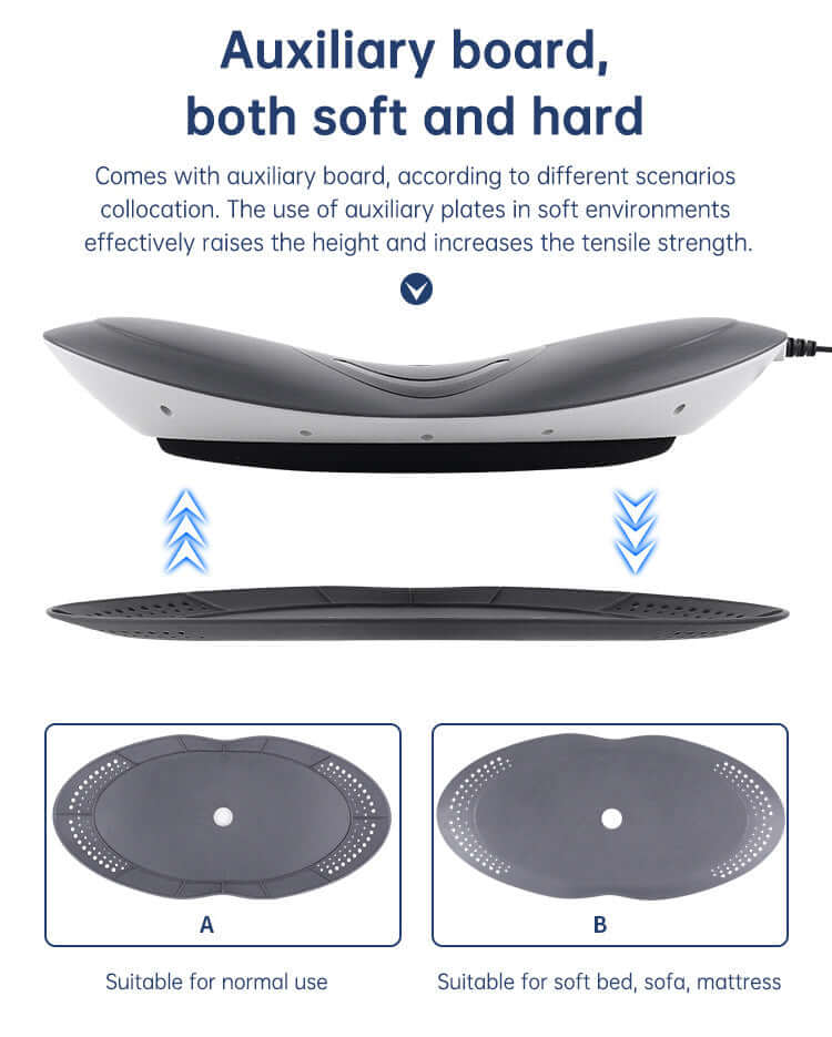 Waist Massager Lumbar Traction Inflatable Hot Compress Back Cervical Stretcher Massage Air Pressure Reduce Relief Pain eprolo