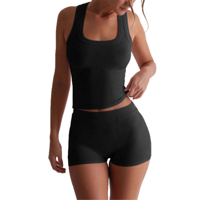 Sports style camisole two-piece set eprolo