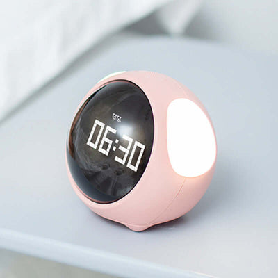 Cute Cartoon Digital Alarm Clock with Light and Emotion Function for Kids eprolo