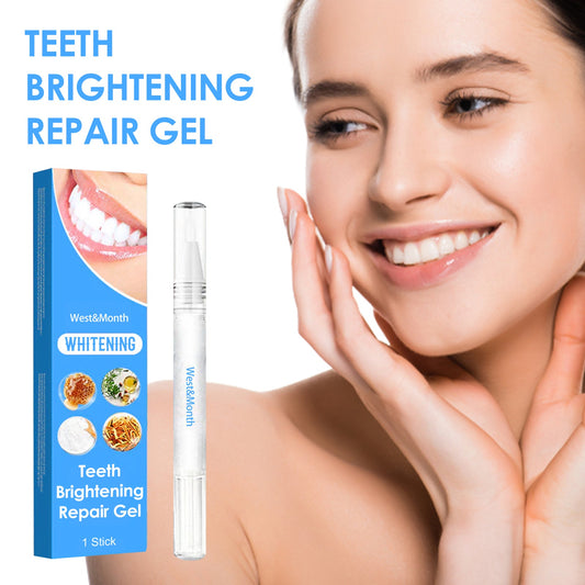 Teeth Brightening Repair Gel, Oral Care Beauty Cleaning Teeth White Brightening Pen eprolo