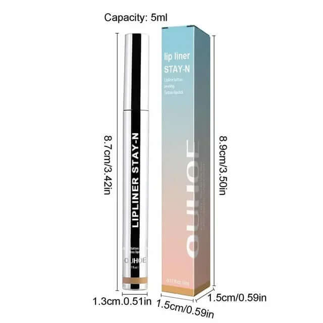 Peel Off Lip Liner Waterproof Long Lasting Liquid Lip Stick Non- Stick Liner Moisturizing Tear Off Lipliner Stain Care eprolo