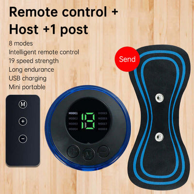 EMS Electric Pulse Neck Massager Cervical Massage Patch Back Sticker Muscle Stimulator Portable Relief Pain Relax Massageador eprolo