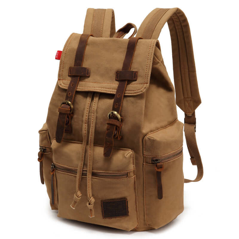 Men's And Women's Canvas Backpack 15.6 Inches Large Capacity Astrazona