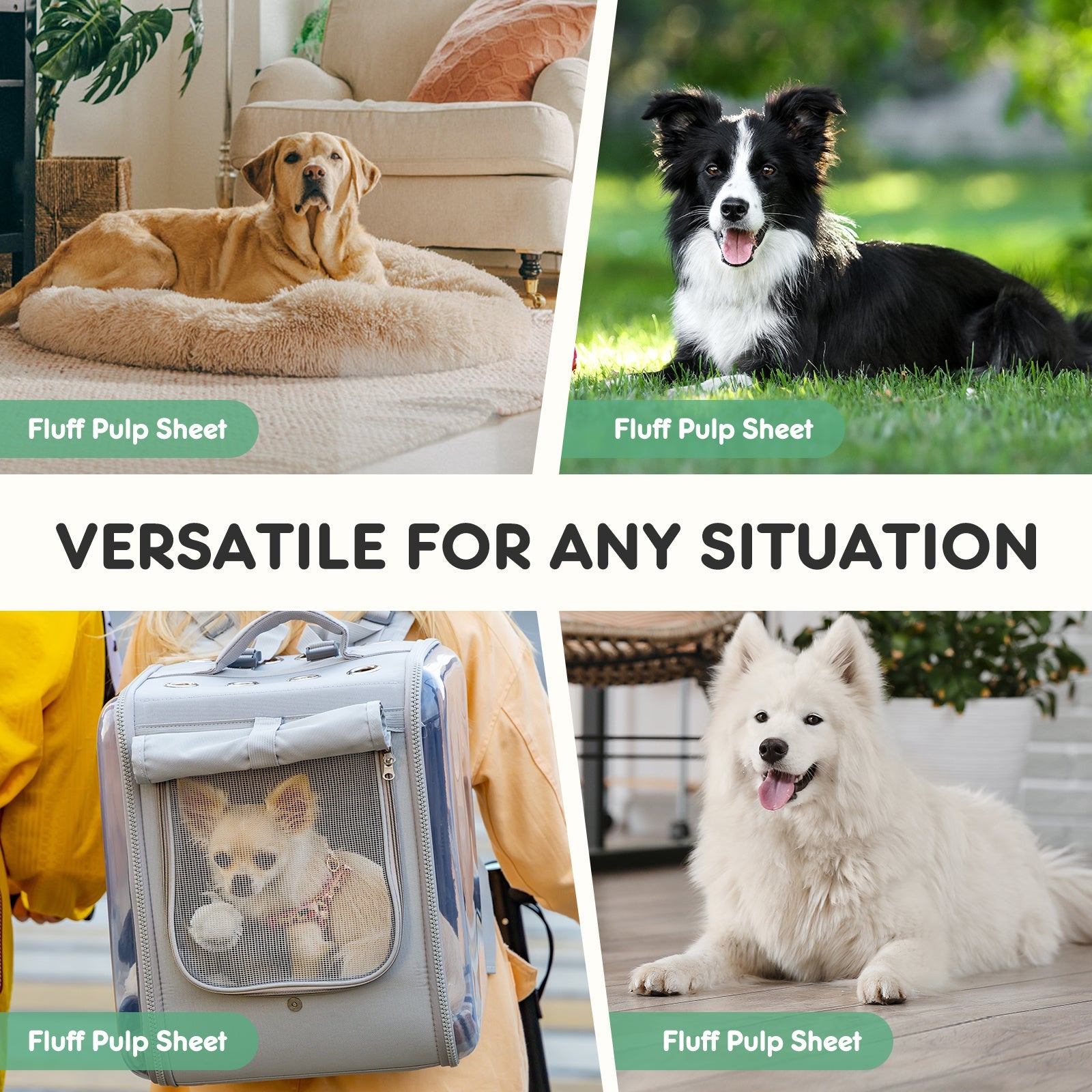 Puppy Pads, Leak-proof Quick-drying Disposable Dog Pads, Absorbent Dog Pee Pads eprolo
