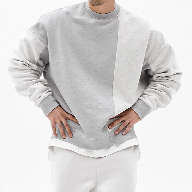 Pullover Round Neck Sweater Loose Men Clothes Astrazona