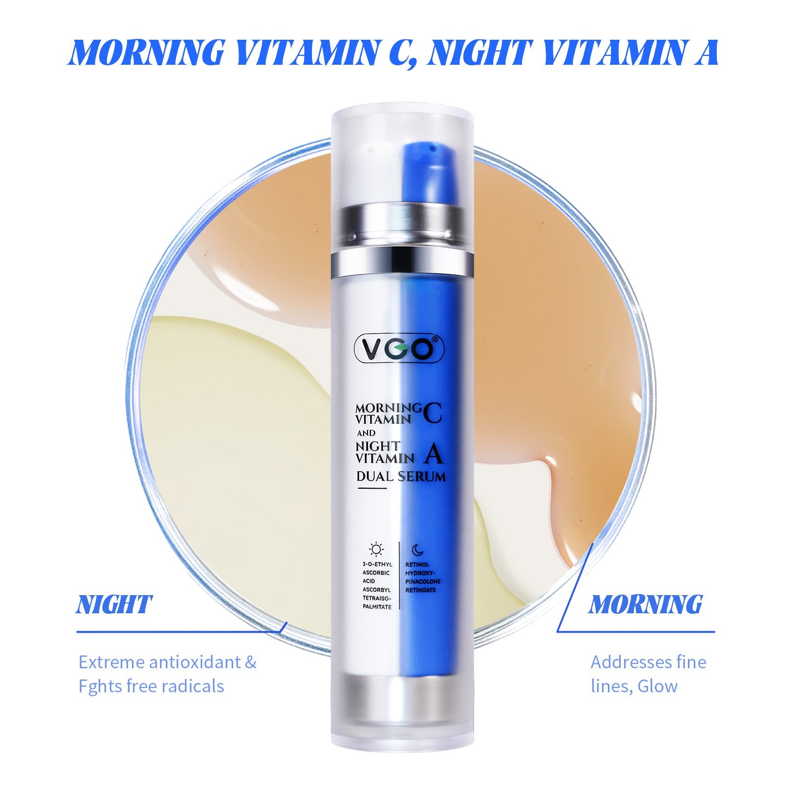Morning Vitamin C And Night Vitamin A Dual Serum eprolo