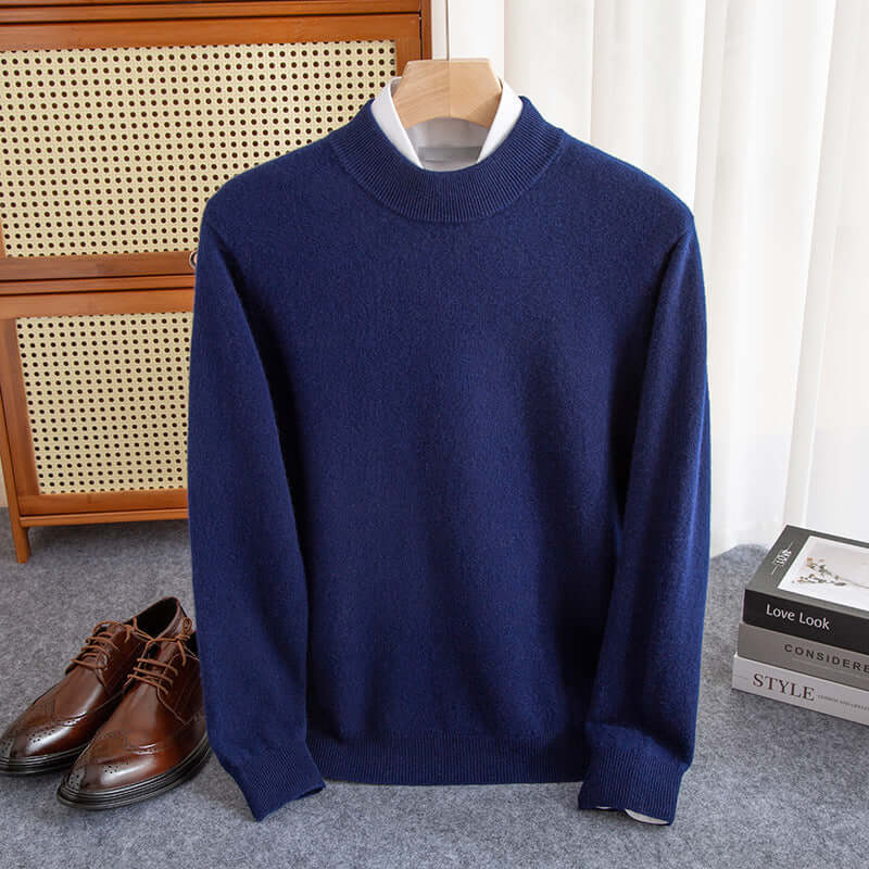 Half-collar Wool Sweater Male eprolo