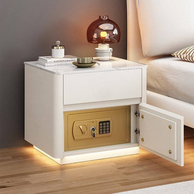 Home Bedroom Multi-functional Smart Safe Bedside Table Wireless Integrated Charging Safe eprolo