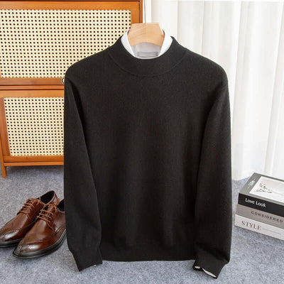 Half-collar Wool Sweater Male eprolo