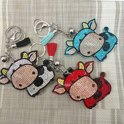 Flannel Diamond Keychain Zodiac Accessories eprolo