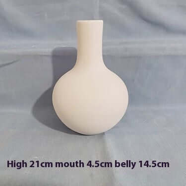 High White Billet Vase Painted DIY eprolo