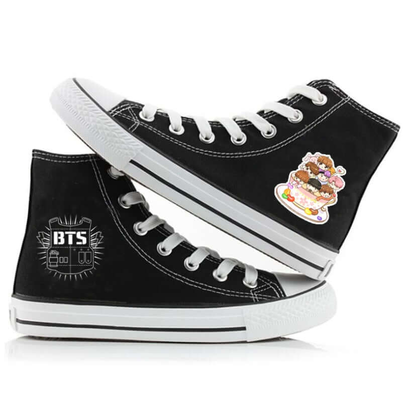 Classic couple high canvas shoes female men's shoes Korean version of breathable shoes eprolo