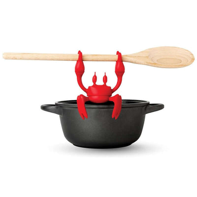 Crab pot edge clip crab silicone tableware holder spoon holder steam radiator anti slip spoon holder anti overflow device eprolo