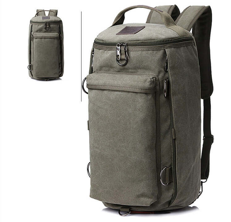 Men's canvas multifunctional large-capacity backpack eprolo