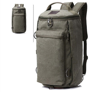 Men's canvas multifunctional large-capacity backpack eprolo