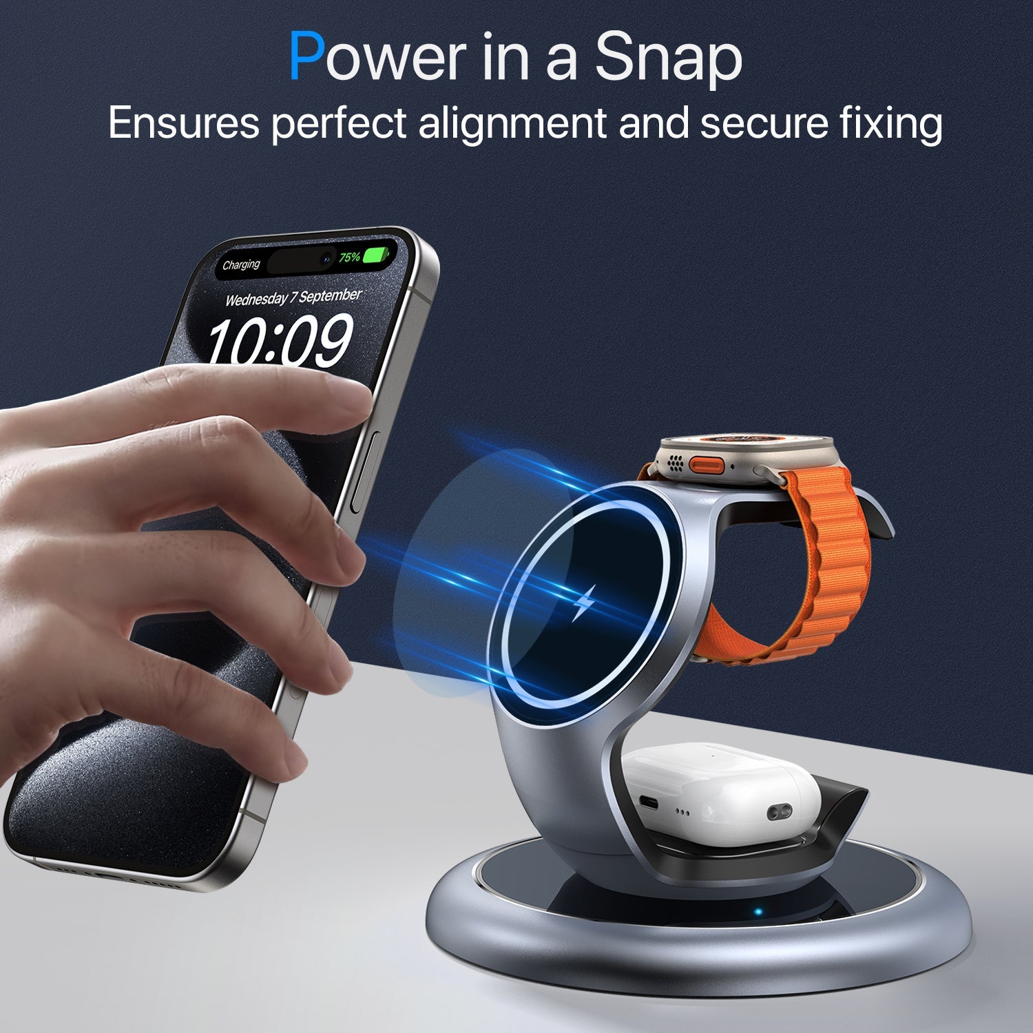 3-in-1 Magsafe Charger Wireless Charging Station For Multiple Devices eprolo