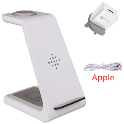 3 In 1 Fast Charging Station Wireless Charger Stand Wireless Quick Charge Dock For Phone Holder eprolo