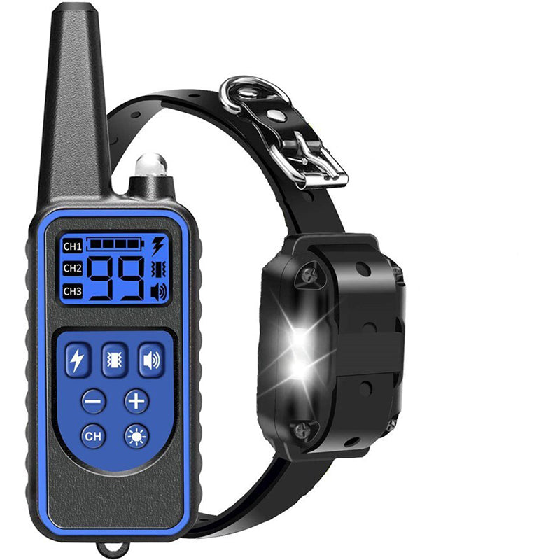 Dog training supplies - bark control device. The collar features electric shock and vibration for training. eprolo