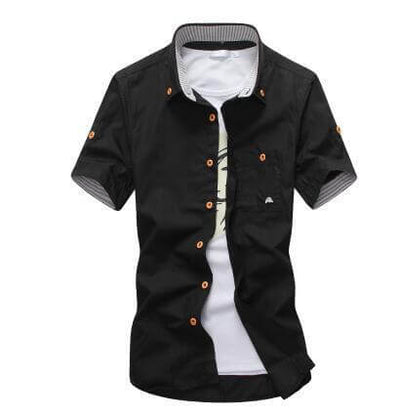 Embroidery Mens Shirts Astrazona