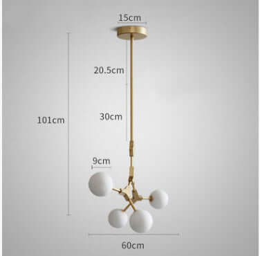 Dining Lamp Bedroom Bar Designer Magic Bean Chandelier eprolo