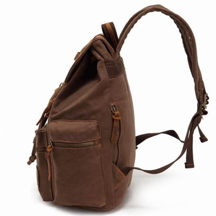 Men's And Women's Canvas Backpack 15.6 Inches Large Capacity Astrazona