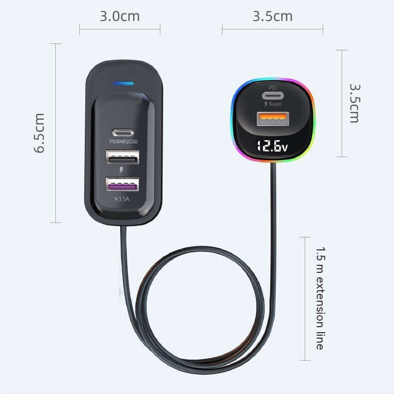 Car Charger Super Fast Charge Multi-function eprolo
