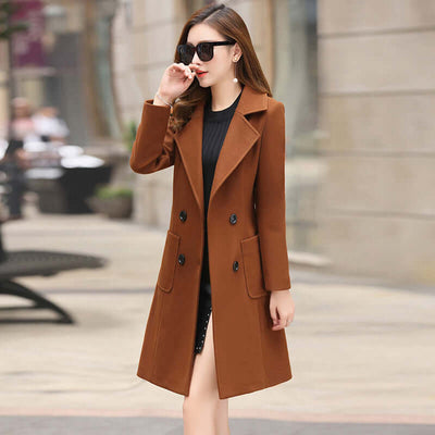 The vintage windbreaker pulls in the knee-length tweed coat eprolo