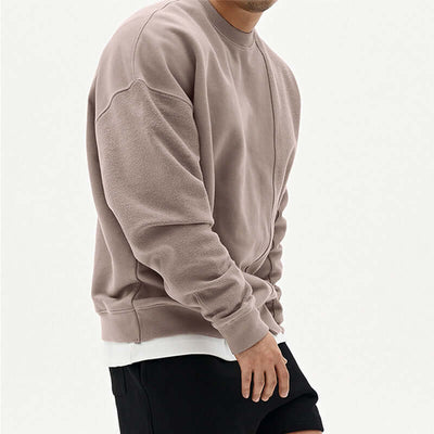 Pullover Round Neck Sweater Loose Men Clothes Astrazona