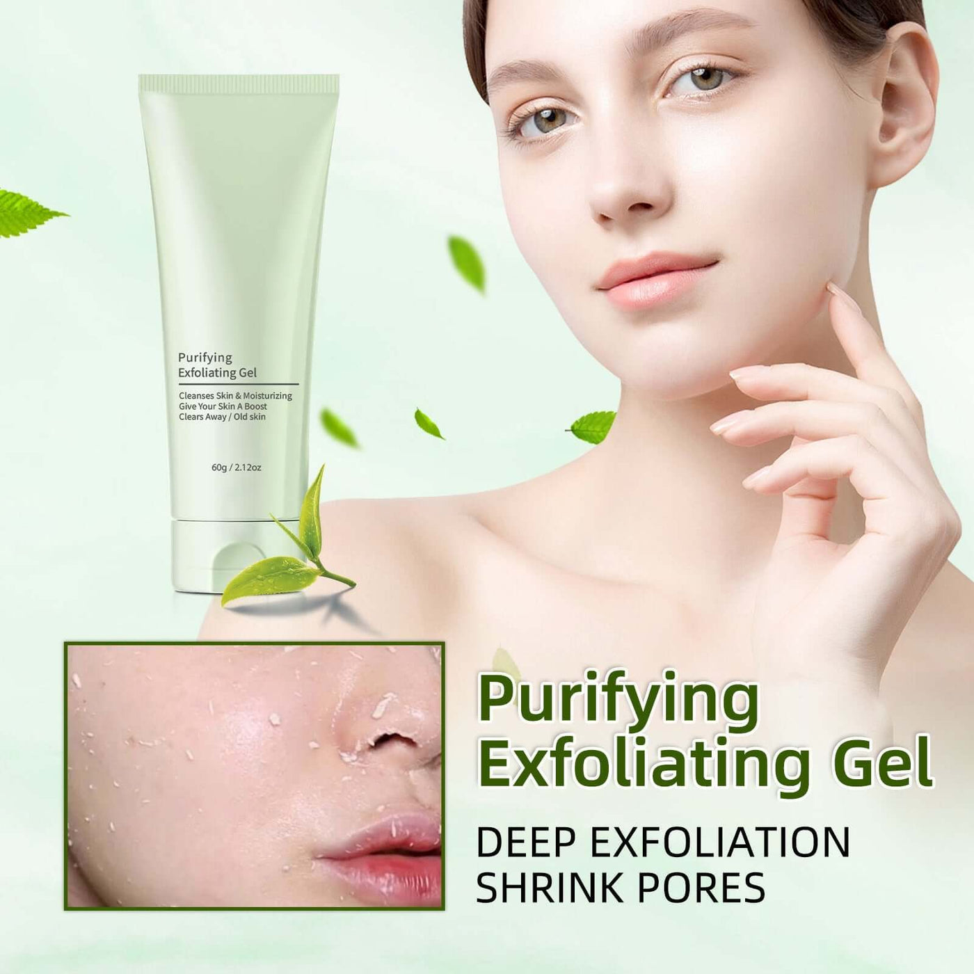 Exfoliating Gel 60g Deep Cleansing Pores Mild eprolo