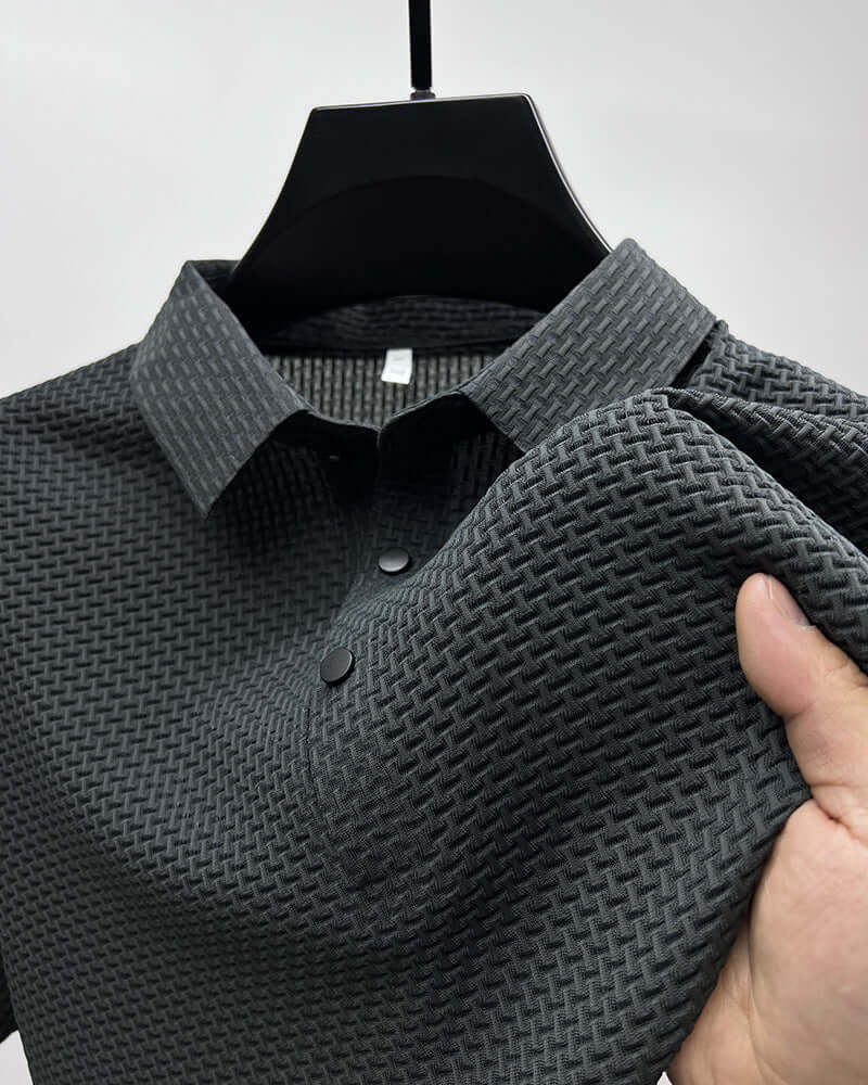 Mesh Ice Silk Short Sleeve T-shirt Mens Clothing Astrazona