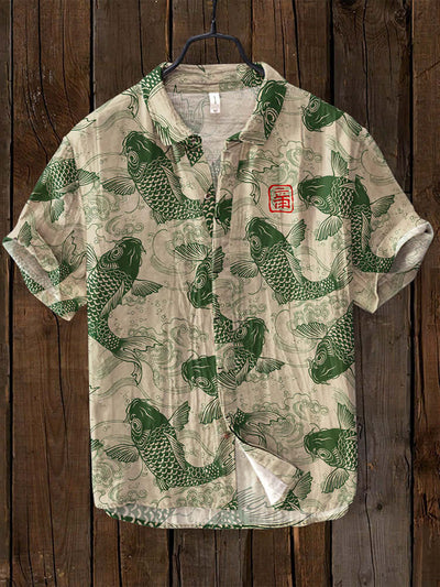 Fashion Summer Casual Printed Hawaiian Shirt Vacation Seaside eprolo