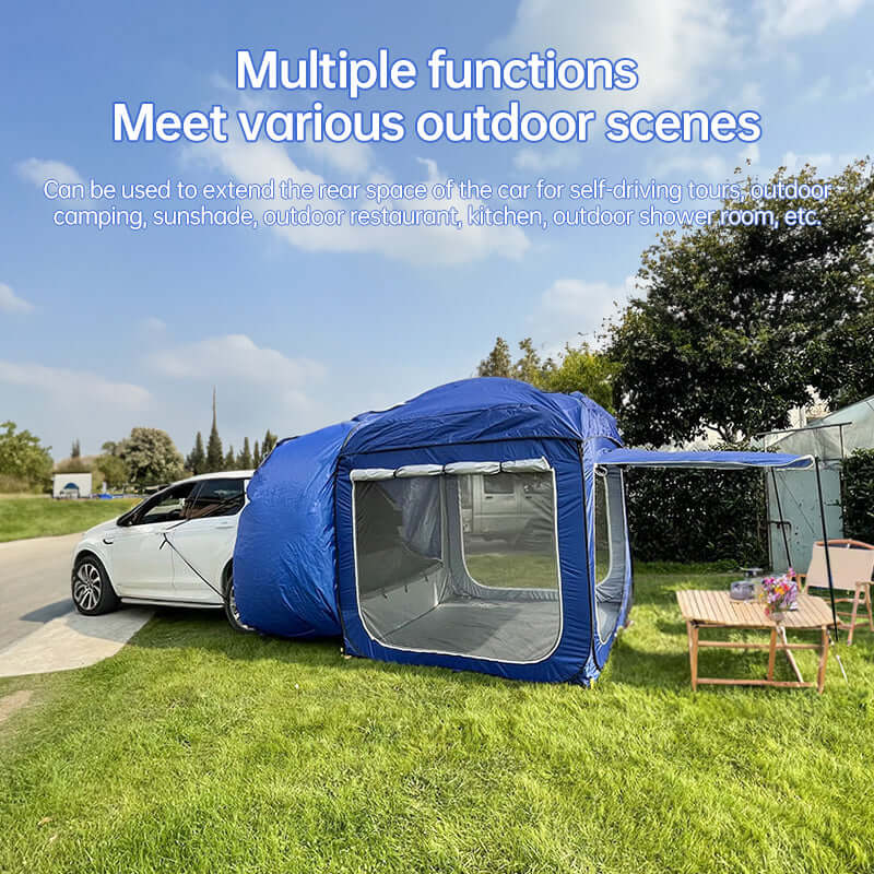 Outdoor Extended SUV Tail Tent Room, Vehicle-mounted Tent, Trunk Tent, Car Rear Trunk Tent eprolo