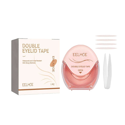 Double Eyelid Tape, Natural Traceless Breathable Durable Sweat Proof Waterproof Invisible Double Eyelid Adhesive Eye Adhesive eprolo