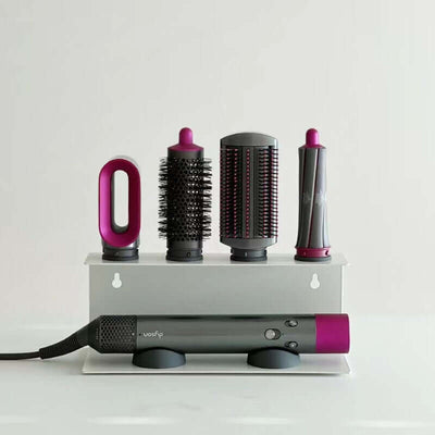 Non - Perforated Hair Dryer Holder. Also for Straighteners & Curling Irons. Ideal for Bathroom Sorting eprolo