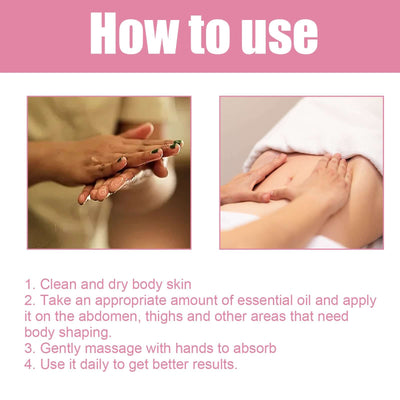Body Shaping Essential Oil, Massage Firming Body Shaping Beauty Care Essential Oil eprolo