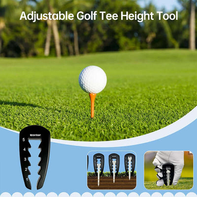 Adjustable Golf Tee Height Tool: Precision setter for consistent swings. Durable, easy - to - use training aid. eprolo