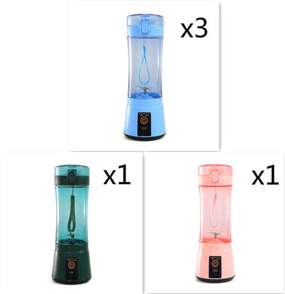Portable Electric Fruit Juicer Wireless USB Rechargeable Mini Mixer Multifunction Summer Smoothie Blender Machine Kitchen Supplies eprolo