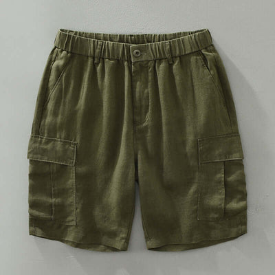 Japanese Vintage Overalls Men's Pure Linen eprolo