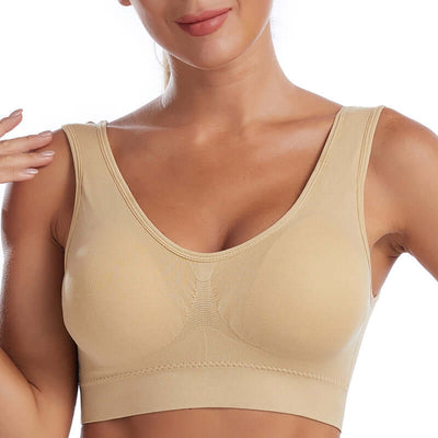 Women's Running Shockproof Gathering Sports Bra eprolo