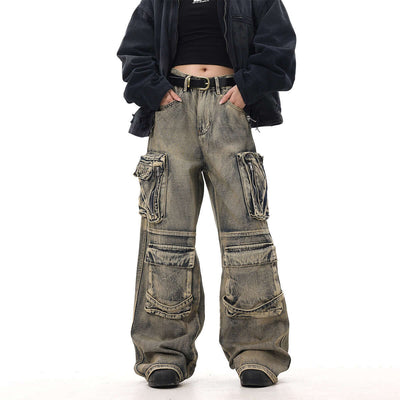 Men's Multi-pocket Loose Wide-leg Pants eprolo