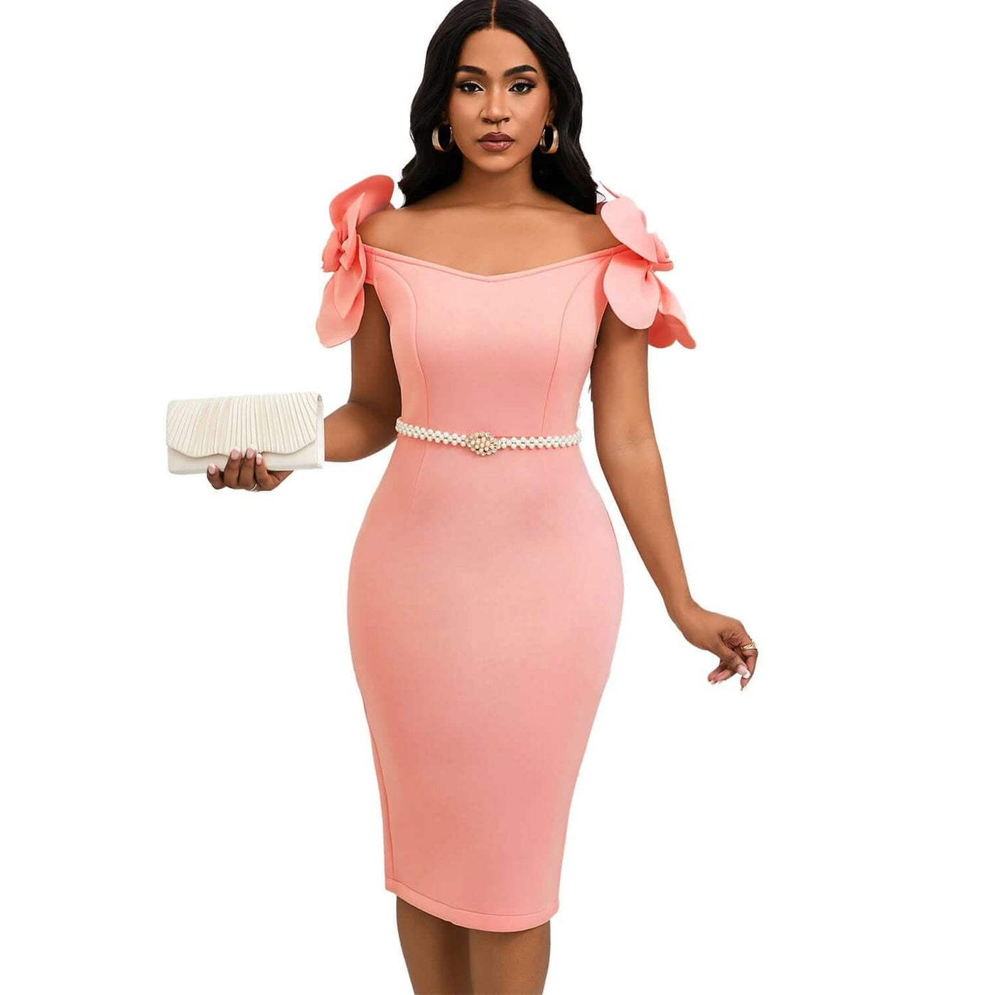 Women's Three-dimensional Floral Elegant Dress eprolo