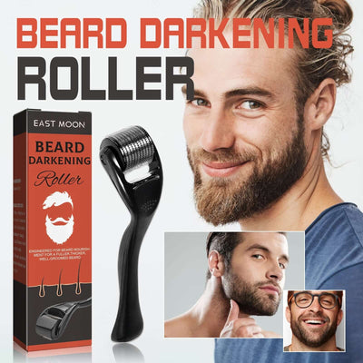 Beard Bushy Roller, Strong Root Moistens Soft Light For Men Nourishing Bushy Growing Beard Comb eprolo