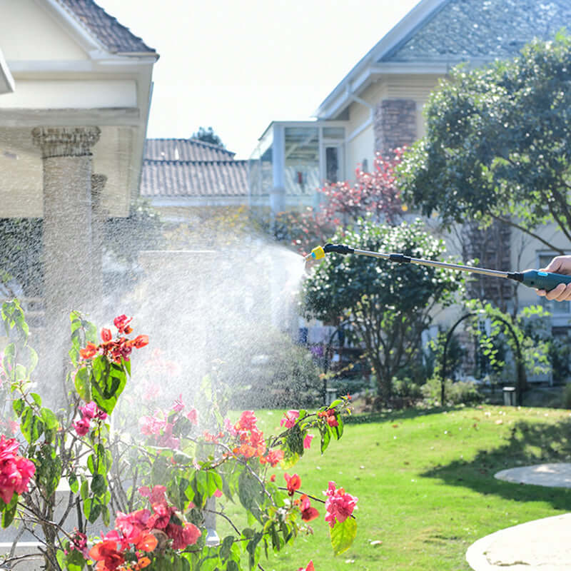 2400mAh Portable Electric Sprayer Wand. 3 nozzles, high - pressure, for garden plant watering. eprolo