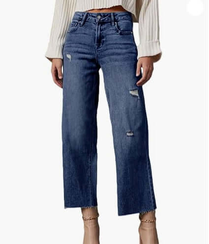Women's High Waisted Loose Jeans eprolo
